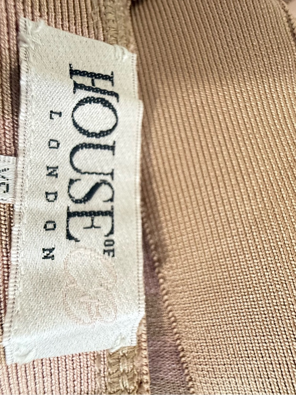 House of CB Blush Pink Striped Ribbed Spaghetti‑Strap Jumpsuit🔥🔥 - Picture 7 of 8